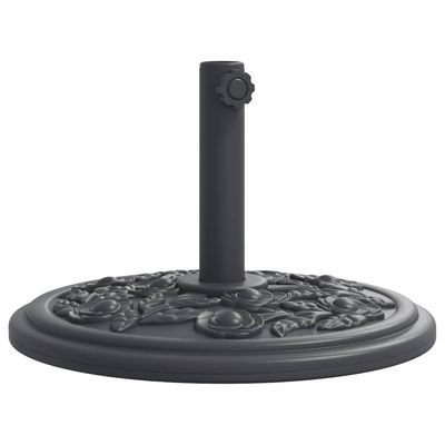 vidaXL Parasollfot for Ø38 / 48 mm stenger 12 kg rund