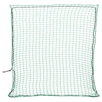 vidaXL Tilhengernett med elastisk tau grønn 3x3 m PP