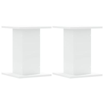 vidaXL Høyttalerstativ 2 stk hvit 30x30x40 cm konstruert tre