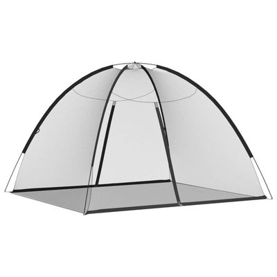 vidaXL Mongolsk myggnett med dører 220 netting svart 200x180x135 cm