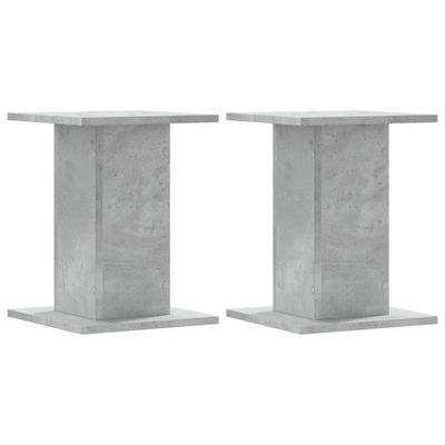 vidaXL plantestativer 2 stk. 30x30x40 cm konstrueret træ betongrå