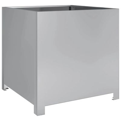vidaXL plantekrukke 50x50x50 cm galvaniseret stål
