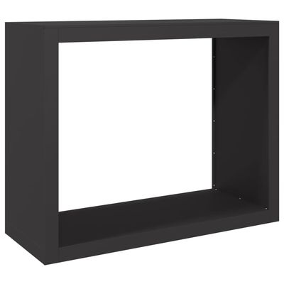 vidaXL brændestativ 100x40x80 cm stål sort
