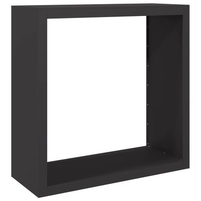 vidaXL brændestativ 100x40x100 cm stål sort