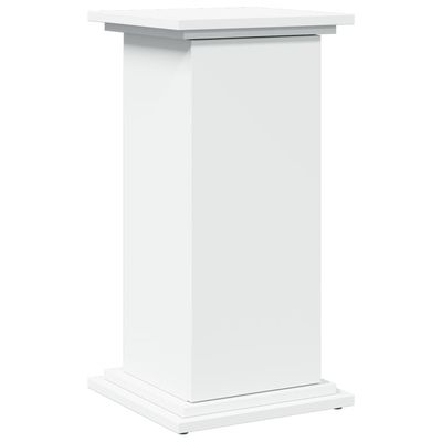 vidaXL Pidestall med oppbevaring hvit 31x30x60 cm konstruert tre
