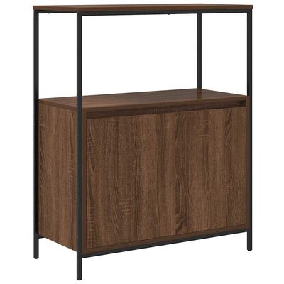 vidaXL Baderomsskap med hyller brun eik 76,5x35x95 cm