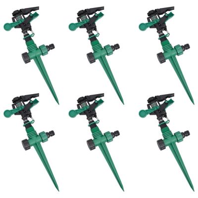 vidaXL Hagesprinkler for vanning 6 stk