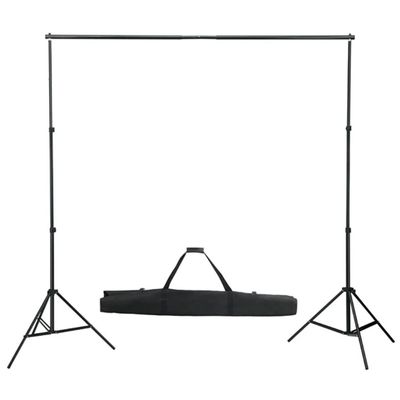 vidaXL Teleskopisk bakgrunnssystem 155-300 cm