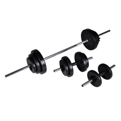 vidaXL Vektstang- og manualsett 30,5kg