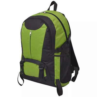 vidaXL Vandringsryggsäck 40 L svart och grön