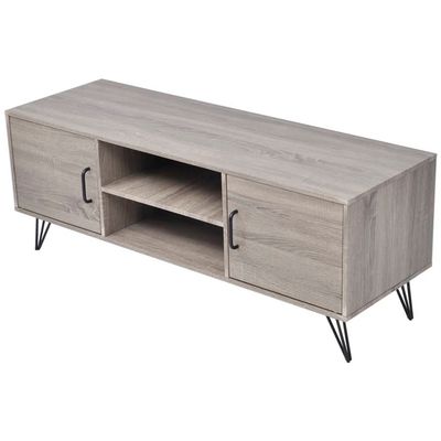 vidaXL tv-bord 120x40x45 cm grå