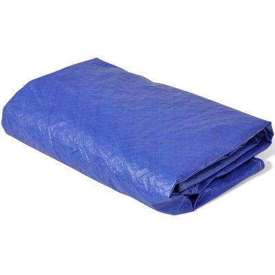 vidaXL Bassengtrekk PE Rund 540 cm 90 g/m²