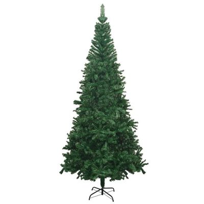 vidaXL kunstigt juletræ L 240 cm grøn