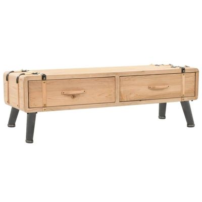 vidaXL TV-benk heltre gran 120x33x35 cm