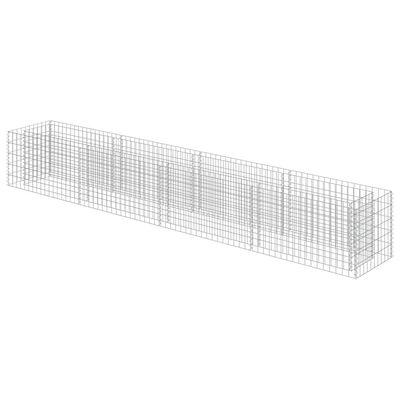 vidaXL Gabion høybed galvanisert stål 360x50x50 cm