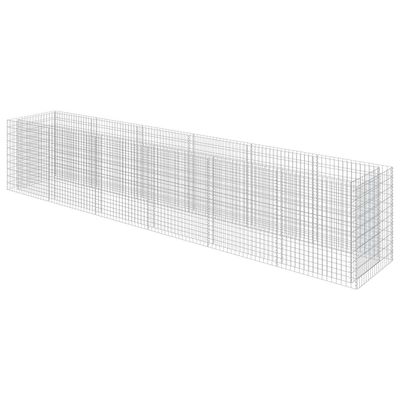 vidaXL Gabion høybed galvanisert stål 540x90x100 cm