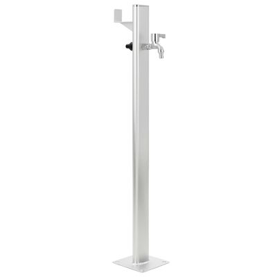 vidaXL Vannsøyle for hage aluminium 95 cm