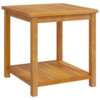 vidaXL sidebord 45 x 45 x 45 cm massivt akacietræ
