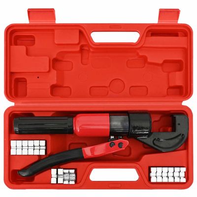 vidaXL Hydraulisk crimptång 4-6-8-10-16-25-35-70 mm²