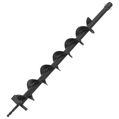vidaXL Jordborr stål 80 mm