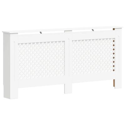 vidaXL Elementskydd vit 172x19x81,5 cm MDF