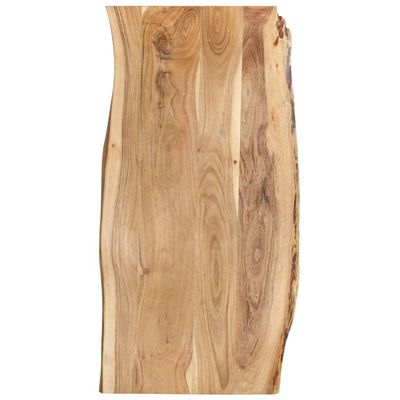 vidaXL Bordplate heltre akasie 118x(50-60)x2,5 cm