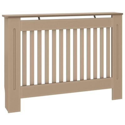 vidaXL Radiatordeksel 112x19x81,5 cm konstruert tre