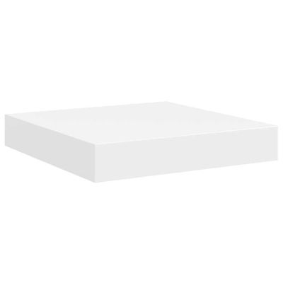 vidaXL Svävande vägghylla vit 23x23,5x3,8 cm MDF