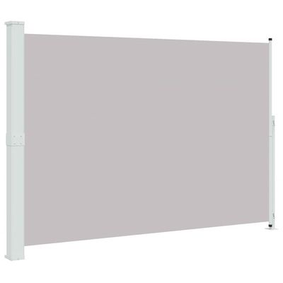 vidaXL Uttrekkbar sidemarkise 200x300 cm grå