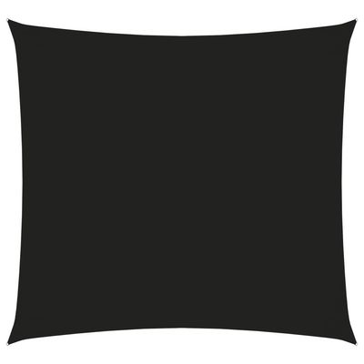 vidaXL Solseil oxfordstoff firkantet 3,6x3,6 m svart