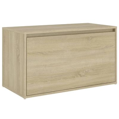 vidaXL Hallbänk 80x40x45 cm sonoma-ek spånskiva