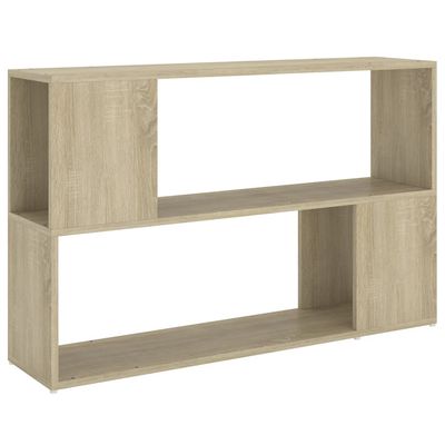 vidaXL Bokhylle sonoma eik 100x24x63 cm sponplate