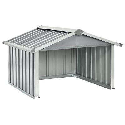 vidaXL Skjul för robotgräsklippare 92x97x63 cm galvaniserat stål grå