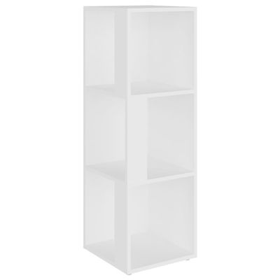 vidaXL Hjørneskap hvit 33x33x100 cm konstruert tre