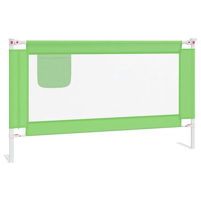 vidaXL Sengehest småbarn grønn 140x25 cm stoff