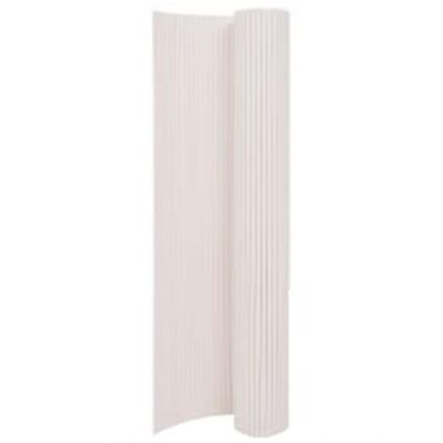 vidaXL Insynsskydd 110x300 cm vit