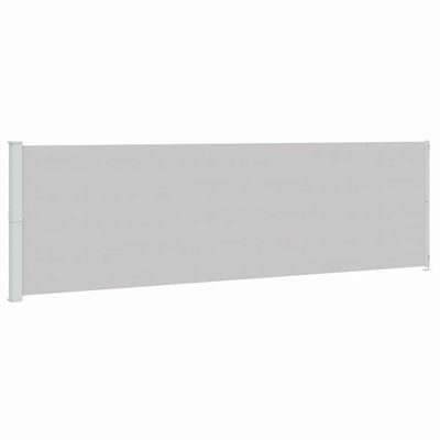 vidaXL Uttrekkbar sidemarkise 180x600 cm grå