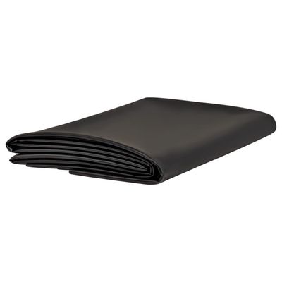 vidaXL Damduk svart 2x2 m PVC 0,5 mm