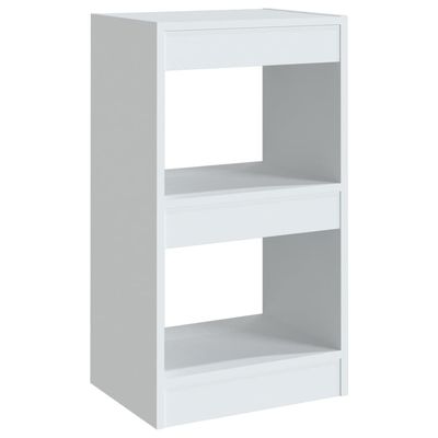 vidaXL Bokhylla/rumsavdelare vit 40x30x72 cm