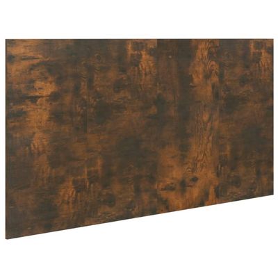vidaXL Sänggavel rökfärgad ek 160x1,5x80 cm konstruerat trä