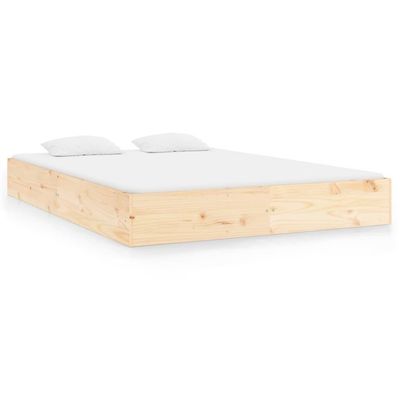 vidaXL Sengeramme heltre 150x200 cm King Size