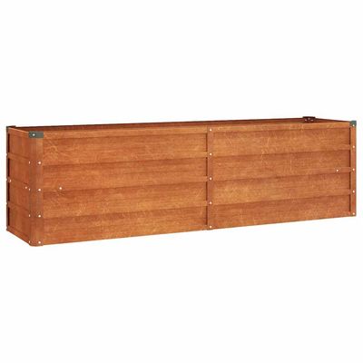 vidaXL Høybed rust 160x40x45 cm cortenstål