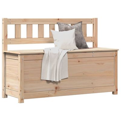 vidaXL Benk 110x41x76,5 cm heltre furu
