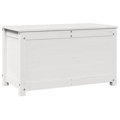 vidaXL Putekasse hvit 80x40x45,5 cm heltre furu