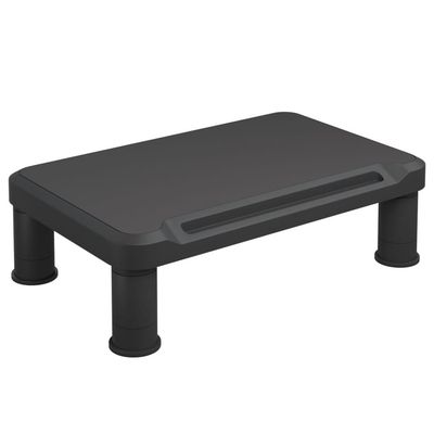 vidaXL Monitorstativ svart 38x24x10,5 cm