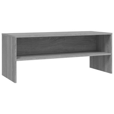 vidaXL TV-bänk grå sonoma 100x40x40 cm konstruerat trä