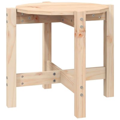 vidaXL Soffbord Ø 52,5x45 cm massiv furu