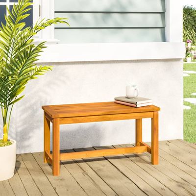 vidaXL havebænk 80x35x45 cm massivt akacietræ