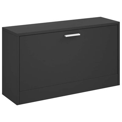 vidaXL Skobänk brun ek 80x24x45 cm konstruerat trä