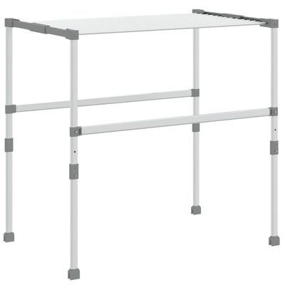 vidaXL Torkställ 83x (50-55) x (40-85) cm aluminium